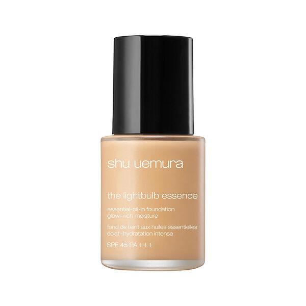 the lightbulb essence UV, glow  moisture foundation shu uemura