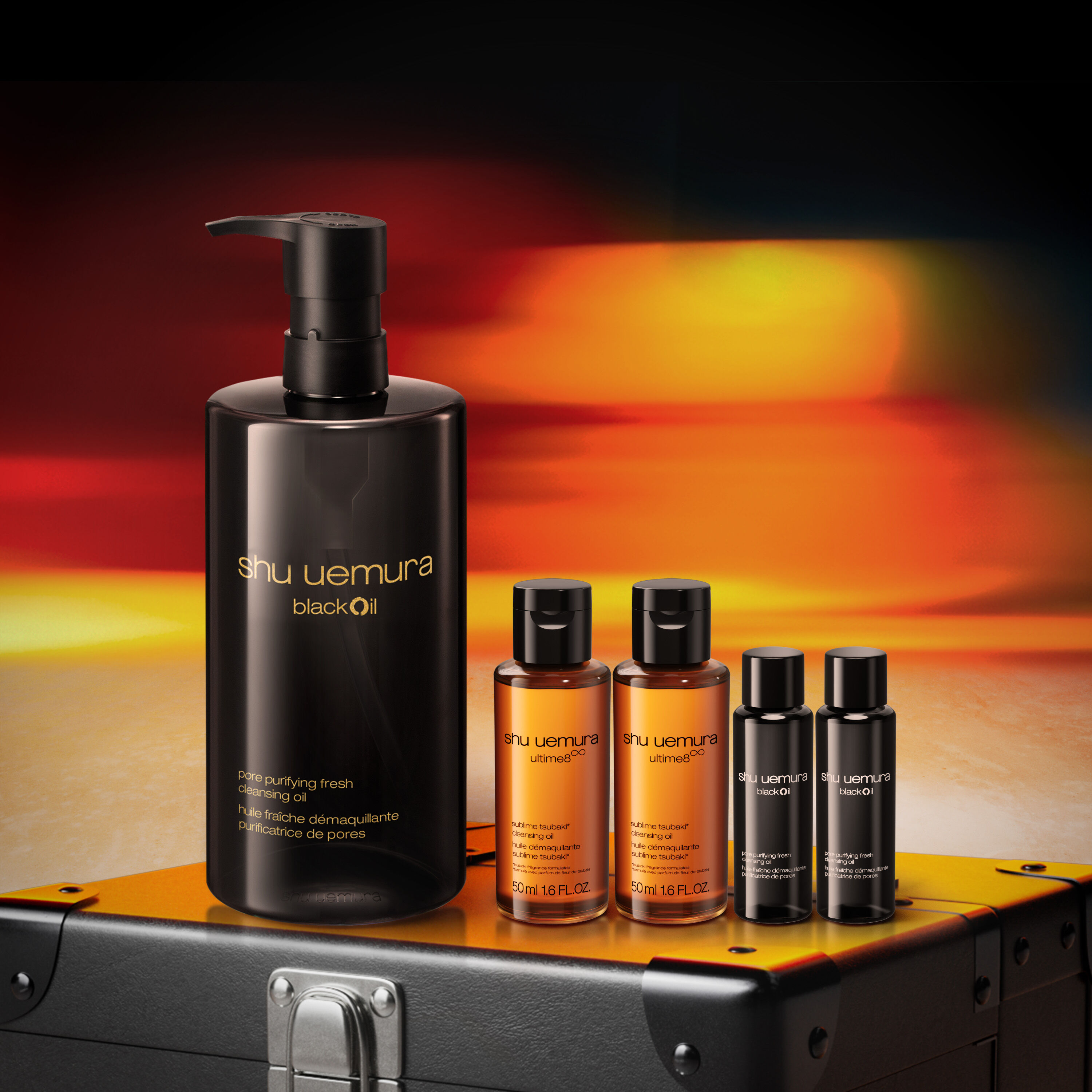 毛穴ケア ブラックオイル キット|限定クレンジング オイル キット