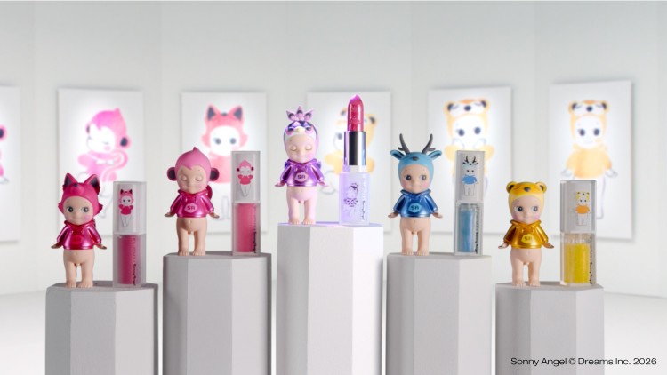 シュウ ウエムラ コラボ限定の Sonny Angel