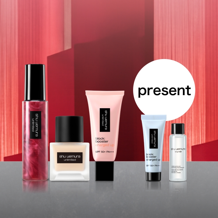 Dior と Shu uemura　メイクアップミスト 2本セット アンリミテッド メイクアップ フィックス ミスト レッド|フィックス